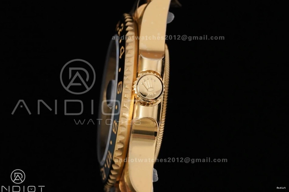 GRNR GMT Edition SH3285 Dial YG Master 126718 Bracelet New ARF on Jubilee Black II V2 Best 1204